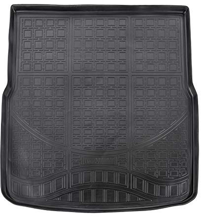 Norm Liners | Gummi-Kofferraumwanne Kofferraumschale Fahrzeugspezifisch Für S-Max/Galaxy 2006-2015, Antirutsch, Passgenau, Aufrollbar, Schwarz