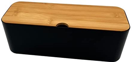 Verve Jelly Kabel Organizer zum Verstauen von Steckdosenleisten, Aufbewahrungsbox Kunststoffbox Kabel-Box für Maximale Sicherheit im Haushalt - Kabel Verstecken