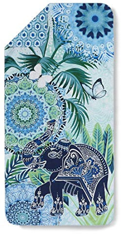 HIP Strandtuch, Sport & Reisen, 50 x 100 cm, Polyvelours Nr:6795, Blau
