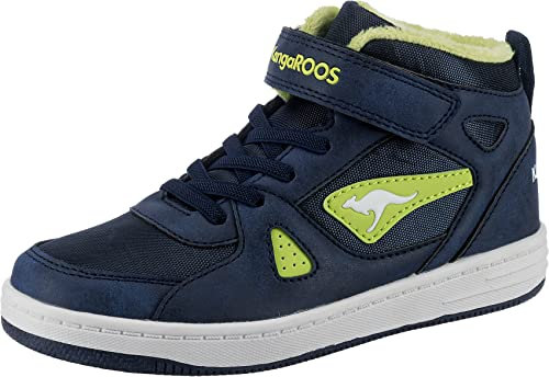 KangaROOS K-CP Kalley II EV Sneaker, DK Navy/Lime, 37 EU