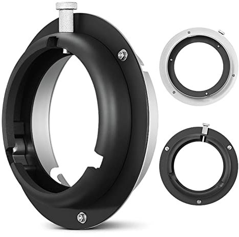 Soonpho Convertisseur de bague d'adaptation en alliage d'aluminium pour Elinchrom Mount pour Bowens Mount Lumière continue Flash Softbox Photo Light Monolight