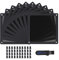 BRIEFCEC Dust Filter 120mm Magnetic Frame PC Cooler/PSU/Routers Dust Mesh 80 Nylon, Black (10Pack)