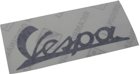 2EXTREME Schriftzug Aufkleber Sticker Beinschild kompatibel mit Vespa schwarz 105x45mm kompatibel mit Scooter, kompatibel mit Vespa Classic