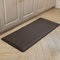 Carvapet rutschfest Küchenteppich Anti Ermüdungsmatte 20MM Dicke Küchenläufer Schaum-Stehmatten PVC Wasserdicht Laufteppich Küchenmatte Bodenmatte(Braun,44x99cm)