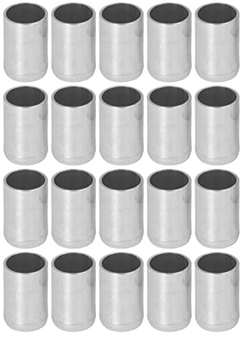 3/8 '' 1/2 '' 5/8 '' 6/8 '' Auto Aria Condizionata Tubo Raccordo Raccordo Manica 20PCS Aria Condizionata Tubo di Alluminio Copertura Forte Resistenza Aria Condizionata Giunto di Copertura per(3/8in)