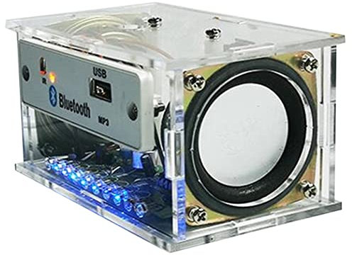 Lodokdre Altavoz Bluetooth para hacer piezas de montaje de bricolaje amplificador, piezas de altavoz, kit de fabricación de placa de circuito