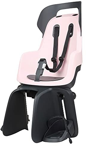 Bobike 8012600004 Go Maxi Carrier RS XR Hinterer Kindersitz Für Gepäckträger, Baby-Rücksitz 9 Monate–6 Jahre, Bis 22 Kg, 20° Neigung, Passend Für Fahrradträger, Werkzeugfrei, Zuckerwatte Rosa