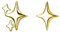 SLUYNZ 925 Sterling Silber Stern Ohrringe für Frauen - Zierliche Pfosten Ohrstecker, Asymmetrische Designs (B-Gold Plated)
