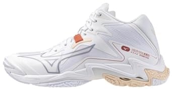 Mizuno Wave Lightning Z8 Mid V1GC240525, Women Volleyball Shoes, White, 38,5 EU
