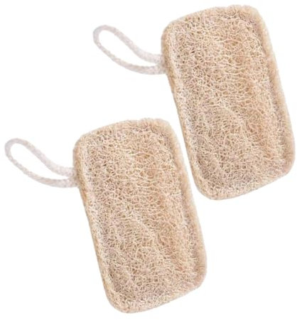 UTHCLO 2stücke Natürlicher Luffa Küchenschwamm Umweltfreundliche Spülhilfen Für Geschirr Töpfe Und Oberflächen Sanft Zur Haut Leicht Zu Reinigen Für Haushalt Und Küche