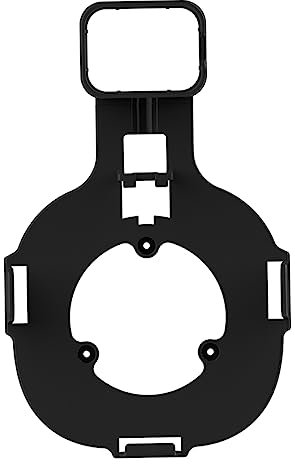 TOGEVAL Router-wandhalterung Kabellos Zur Wandmontage Multifunktionales Router-rack Wandhalterung Für Wlan-router Wandmontierter Kleiderständer Wandmontierte Router-regale Abs Black