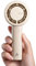 Aecooly Portable Handheld Turbo Fan [24H Max Cooling Time], 5 Speeds USB Rechargeable Mini Personal Battery Operated Small Pocket Cooling Fan GIfts for Women, Travel Essentials, Beach, Lash - Beige