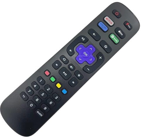 Genuine Replacement for JVC RC39J0068 RC-NWIR Remote Control - Compatible with JVC TV Models LT-32CR230 LT-24CR230 Roku FHD