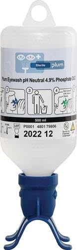 Plum Safety Eyewash 500Ml Ph N 4.9 Phosphate Duo Blue Size 500ML