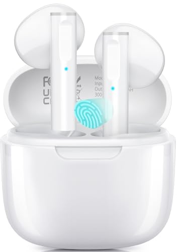 Ciciloud Bluetooth Kopfhörer, Kopfhörer Kabellos Bluetooth 5.3 In Ear Kopfhörer mit 4 Mikrofon, 48H Tiefer Bass Spielzeit Wireless Earbud, IP7 Wasserdicht Kopfhörer