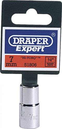 Draper Expert 7Mm 1/4 Square Drive Hi-Torq Hexagon Socket