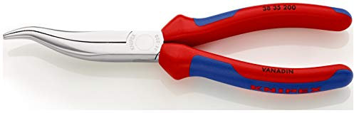 Knipex Mechanics' Pliers chrome-plated, with multi-component grips 200 mm 38 35 200