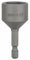 Bosch Professional Steckschlüssel für Sechskantschrauben (Schlüsselweite: 17 mm, Länge: 50 mm), 2608550072