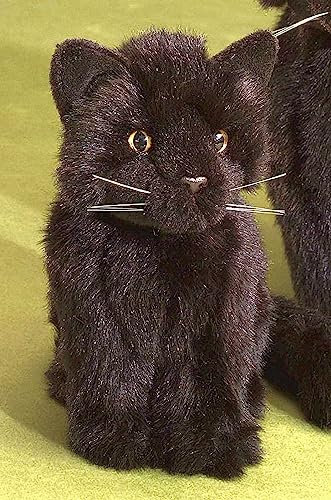 Förster Stofftiere 3378 Katze schwarz sitzend klein 20cm
