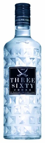Three Sixty Wodka 6 x 1 Liter Sparpaket Vodka