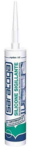 Saratoga Cartuccia Silicone 280 Gr Trasparente Antimuffa