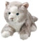 Carl Dick Katze liegend grau, Plüschtier, Kuscheltier ca. 23cm 3241003
