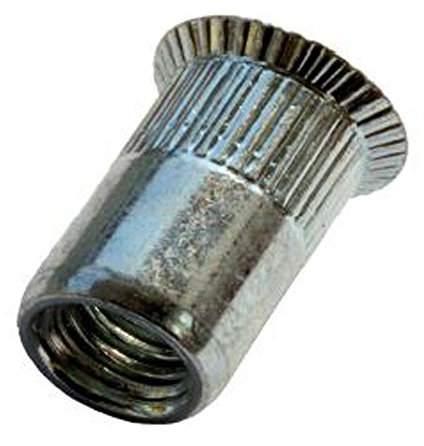 irsa24 10/20/50/100 Stück Blindnietmuttern Edelstahl A2 Senkkopf Nietmutter (10, M8 x 19.0)