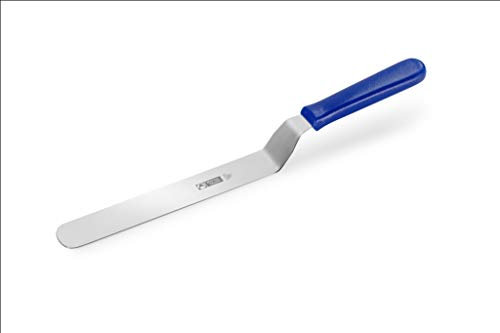 thermohauser Paletta angolare (acciaio), smussata, manico in plastica blu, lunghezza utile lama 20 cm, blu
