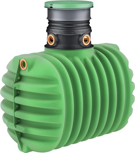 GARANTIA CRISTALL Sammelgrube 2650 Liter mit Teleskop-Domschacht, PE-Deckel