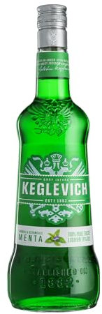 Keglevich, Vodka alla Menta, Senza Coloranti e Senza Aromi Artificiali - Bottiglia da 700 ml