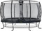 EXIT Toys Elegant Premium Rundes Trampolin - ø366cm - Mit Deluxe Sicherheitsnetz - Extra Starker und Stabiler Rahmen - Lange Federn - Rostfrei - Einfache Montage - Luxuriöse Ausführung - Schwarz