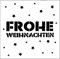 Vaessen Creative Kunst Schablone Stencil, Frohe Weihnachten, zum Hinzufügen Farbiger Muster und Strukturen zu Bastelprojekte, Weiß