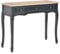 vidaXL Table de Console et Coiffeuse avec 3 Tiroirs Table de Maquillage Meuble de Chambre à Coucher Couloir Salon Entrée Salle à Manger Bureau Maison Noir
