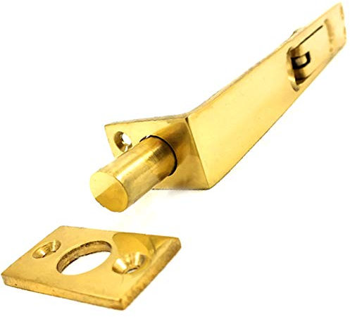 Solid Brass 150mm Flush Fitting Door Bolt Edge Lock