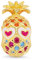 GNOCE Ananas Charms Perle aus 925 Sterling Silber 18 Karat vergoldet Obst Charms Goldfarbig Passt Alle Armbänder und Halsketten Bestes Geschenk für Kinder Mädchen
