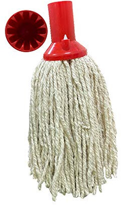 Janit-X PY 14 Colour Coded Mops & Handles 250g Red, Blue, Green, White & Yellow (Red Mop Head x 1, No Handle)