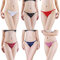 HTRUIYATY Perizoma Donna Fodera in Cotone Thong Regolabile Pizzo Bikini Lingerie Multicolore