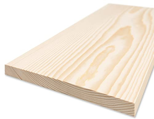 Glattkantbrett - Kiefer/Fichte gehobelt - 1.9 cm x 25 cm x 60 cm