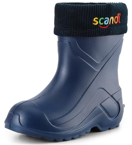 Ladeheid Kinder federleichte Eva Thermo Gummistiefel gefüttert LA-763