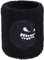 Schweissband mit Ball schwarz Stickerei Bestickt & Absorbierendes Frottee Designer Schweißband | Wristband Sportarmband Gym Schweiß-Armband Geschenk für Ballspieler