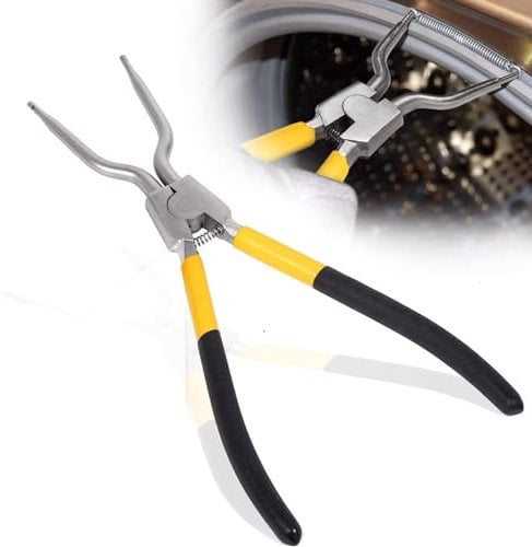 383EER4004A Washing Machine Inner/Outer Tub Spring Expansion Tool Washer Spring Removal Tool For 4986ER0004F/B/G Door Boot Replace for LG & Samsung Solid Metal Max Expansion 4.3 inches(yellow)