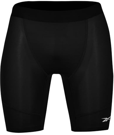 Reebok Herren Workout Ready Kompressionsslips, Nachtschwarz, L UK