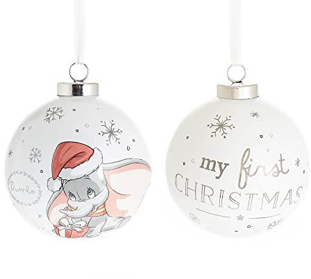 Widdop Disney My First Christmas Keramikkugel 80 mm - Dumbo