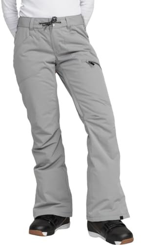 Roxy Women's Nadia Snow Pants with DryFlight Technology, Heather Grey (SJEH), Large
