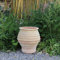 Palatina Werkstatt Anfora in terracotta 40 cm – 100% pezzi unici fatti a mano – Anfora invernale per giardino e casa Agave 40 cm