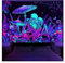 Varnmrop Schwarzlicht Totenkopf Wandteppich UV-reaktives Tapisserie,The Kissing Lovers Schwarzlicht Poster für Wohnzimmer, Schlafzimmer, Wohnheim, Heimdekoration