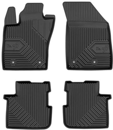 SMK Tappetini auto gomma per Fiat Tipo dal 2015 Sperimentate un nuovo standard di viaggio con i tappeto gomma antiscivolo per auto - tappeto gommato multistagionali per tutte le condizioni stradali