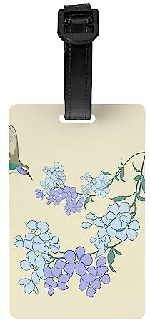 Reisegepäckanhänger mit frischem Orchideen-Muster, für Kinder, Schultaschen, Gepäck, Sporttaschen, Aktentaschen und mehr
