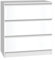 VBChome Kommode mit 3 Schubladen 70 x 40 x 77 cm Weiß Glanz Grifflose Schubladenkommode Mehrzweckschrank für Flur Schlafzimmer Wohnzimmer Kinderzimmer Modern Weiß Glanz