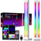 28CM White Light Bar RGBIC Lamp, 2-Piece Smart RGB Gaming Light, Metal Aluminum Housing with App Control and Music Sync Rhythm Mode, Warm Tone Ambient Lighting